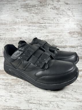 Men's New Balance 928v3 Hook & Loop Black Walking Shoes Sz 11D Athletic EUC!